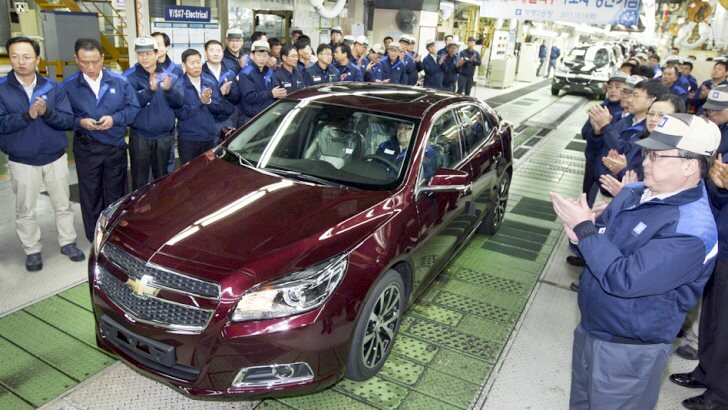 General Motors уходит из Южной Кореи из-за роста издержек